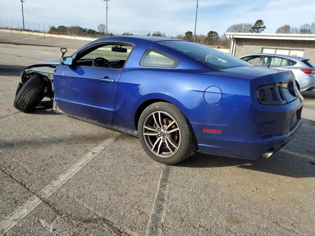 1ZVBP8AM4E5326024 - 2014 FORD MUSTANG BLUE photo 2