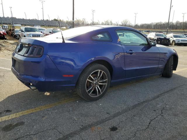 1ZVBP8AM4E5326024 - 2014 FORD MUSTANG BLUE photo 3