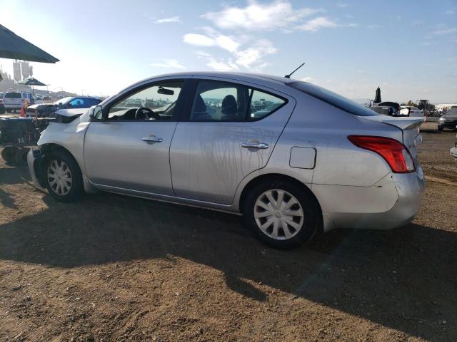 3N1CN7AP3EL877517 - 2014 NISSAN VERSA S SILVER photo 2