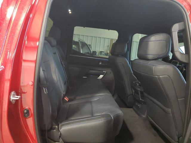 5TFNC5DB5NX011905 - 2022 TOYOTA TUNDRA CREWMAX PLATINUM წითელი ფოტო 10