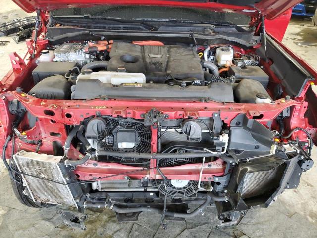 5TFNC5DB5NX011905 - 2022 TOYOTA TUNDRA CREWMAX PLATINUM წითელი ფოტო 11