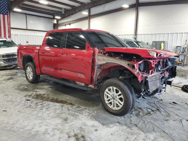 5TFNC5DB5NX011905 - 2022 TOYOTA TUNDRA CREWMAX PLATINUM წითელი ფოტო 4