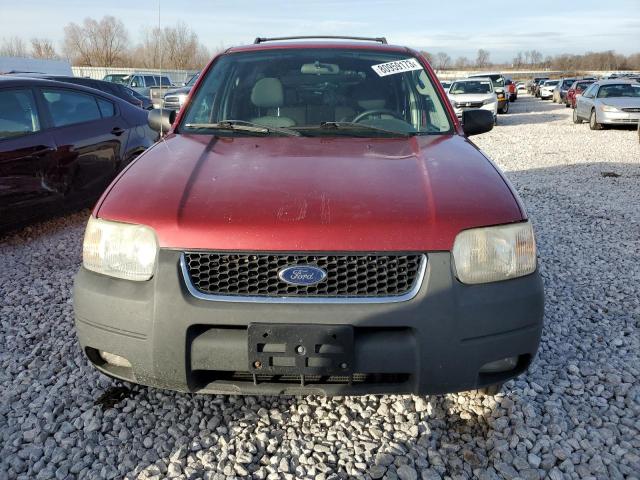 1FMCU93194DA22079 - 2004 FORD ESCAPE XLT BURGUNDY photo 5