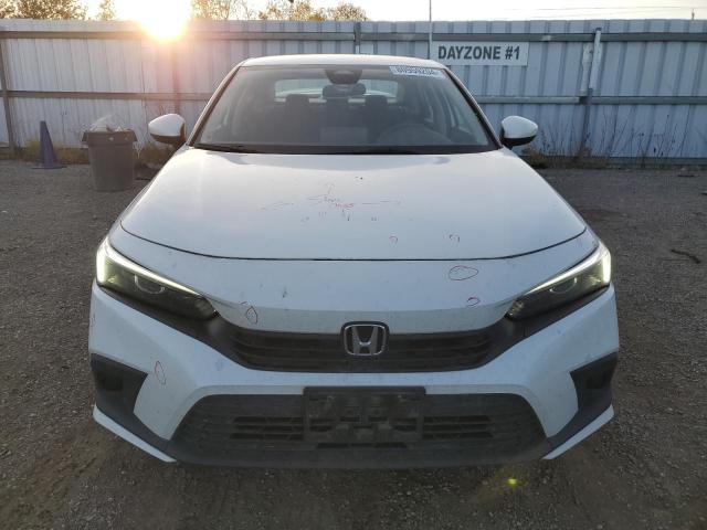 2HGFE2F25NH118324 - 2022 HONDA CIVIC LX WHITE photo 5