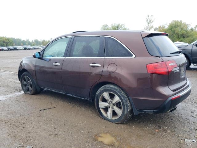 2HNYD2H67BH529255 - 2011 ACURA MDX TECHNOLOGY Qəhvəyi foto 2