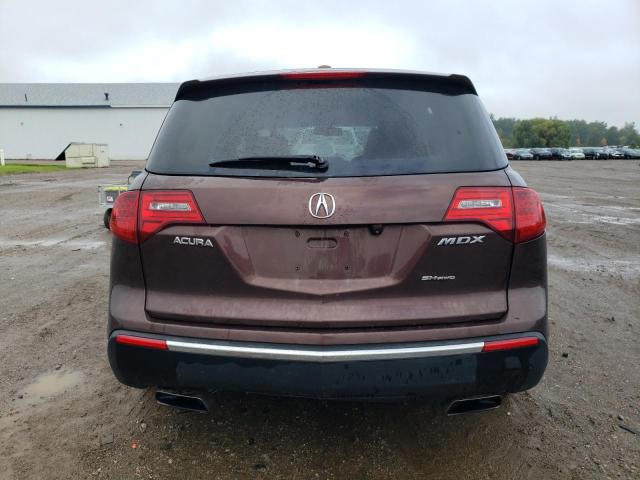 2HNYD2H67BH529255 - 2011 ACURA MDX TECHNOLOGY Qəhvəyi foto 6