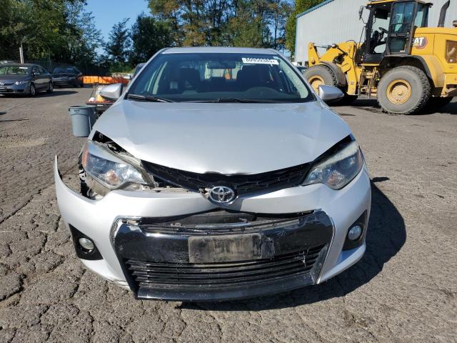 2T1BURHE7FC245801 - 2015 TOYOTA COROLLA L SILVER photo 5