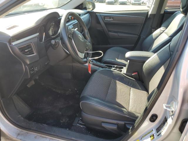 2T1BURHE7FC245801 - 2015 TOYOTA COROLLA L SILVER photo 7