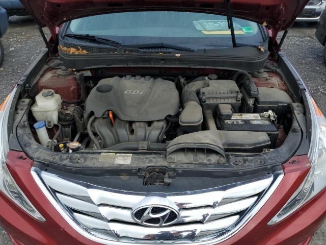 5NPEC4AC2BH182593 - 2011 HYUNDAI SONATA SE BURGUNDY photo 11