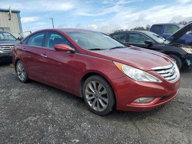 5NPEC4AC2BH182593 - 2011 HYUNDAI SONATA SE BURGUNDY photo 4