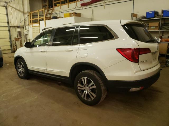 5FNYF6H55HB103867 - 2017 HONDA PILOT EXL WHITE photo 2