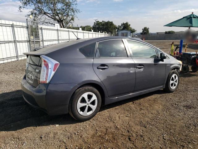 JTDKN3DU9E0380259 - 2014 TOYOTA PRIUS GRAY photo 3