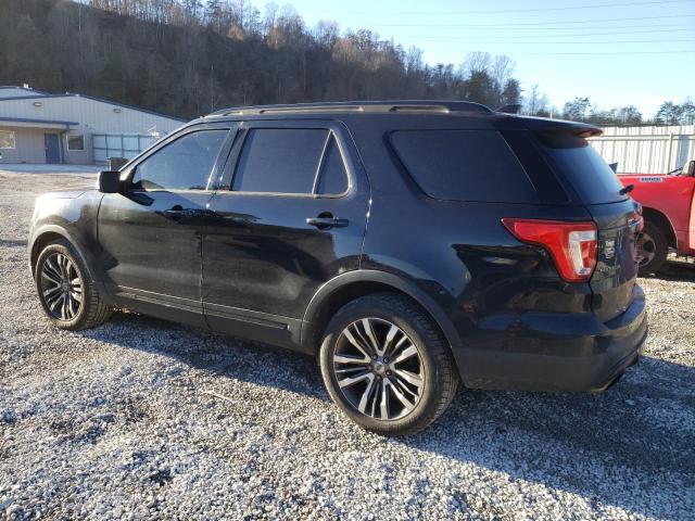 1FM5K8HT3HGA56834 - 2017 FORD EXPLORER PLATINUM BLACK photo 2