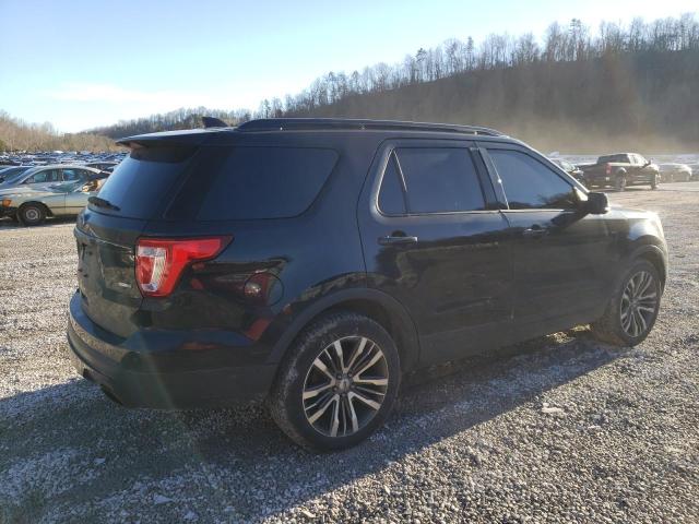 1FM5K8HT3HGA56834 - 2017 FORD EXPLORER PLATINUM BLACK photo 3