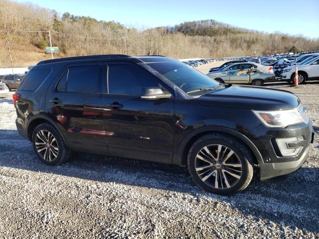 1FM5K8HT3HGA56834 - 2017 FORD EXPLORER PLATINUM BLACK photo 4