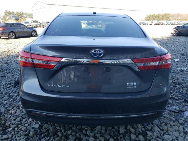 4T1BD1EB2DU010679 - 2013 TOYOTA AVALON HYBRID GRAY photo 6