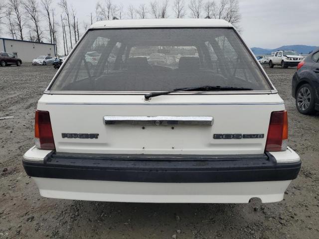 VF3BF81F9KS427084 - 1989 PEUGEOT 505 SW8 WHITE photo 6