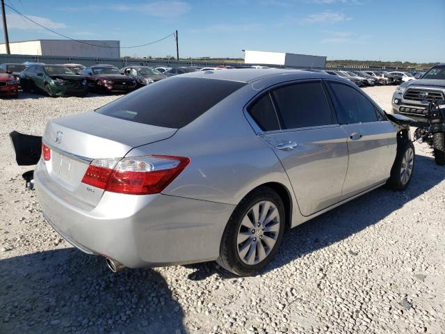 1HGCR3F85EA001035 - 2014 HONDA ACCORD EXL SILVER photo 3