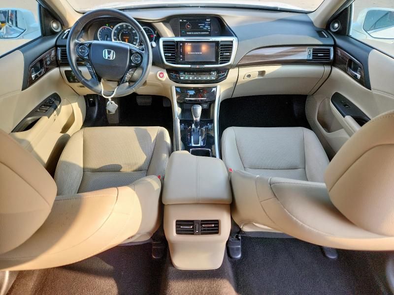 1HGCR2F99GA225060 - 2016 HONDA ACCORD EXL WHITE photo 8