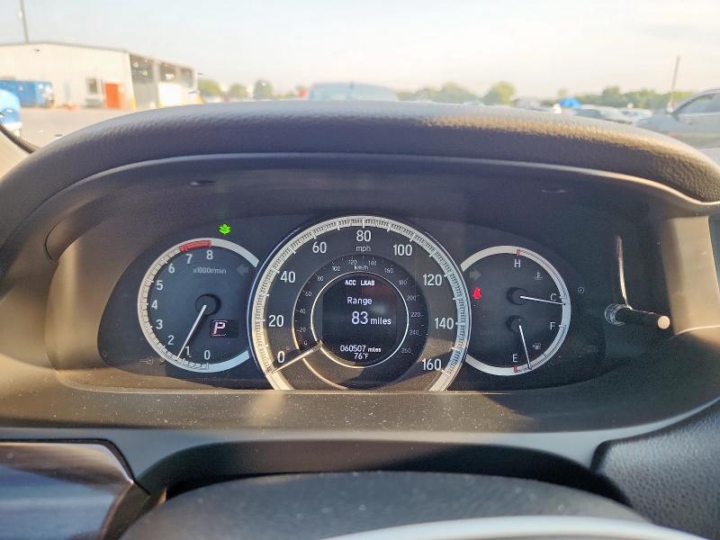 1HGCR2F99GA225060 - 2016 HONDA ACCORD EXL WHITE photo 9