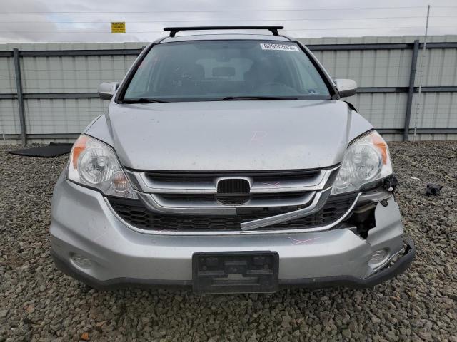 JHLRE4H78BC024360 - 2011 HONDA CR-V EXL SILVER photo 5