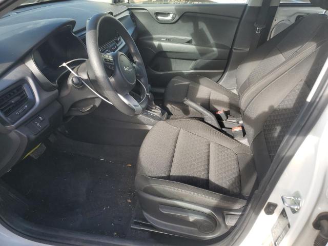 3KPA24AD4PE606118 - 2023 KIA RIO LX WHITE photo 7