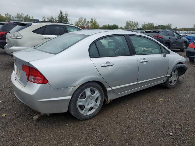 2HGFA16566H014295 - 2006 HONDA CIVIC LX SILVER photo 3
