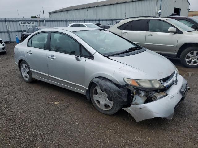 2HGFA16566H014295 - 2006 HONDA CIVIC LX SILVER photo 4