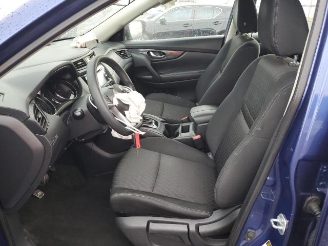 KNMAT2MV2HP577578 - 2017 NISSAN ROGUE S BLUE photo 7