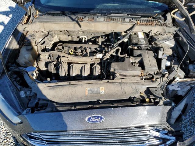 3FA6P0H71GR244277 - 2016 FORD FUSION SE GRAY photo 11