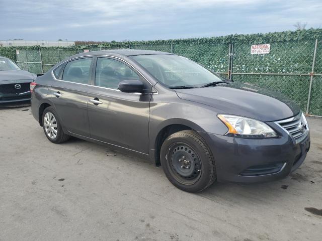 3N1AB7AP4EL684387 - 2014 NISSAN SENTRA S GRAY photo 4