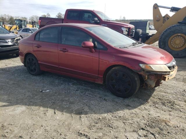 2HGFA1F54BH526082 - 2011 HONDA CIVIC LX MAROON photo 4