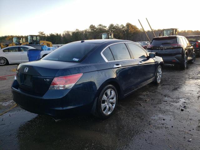 5KBCP3F88AB016569 - 2010 HONDA ACCORD EXL BLUE photo 3