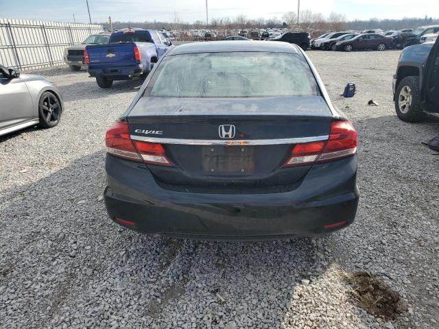 19XFB2F99EE018811 - 2014 HONDA CIVIC EXL შავი ფოტო 6