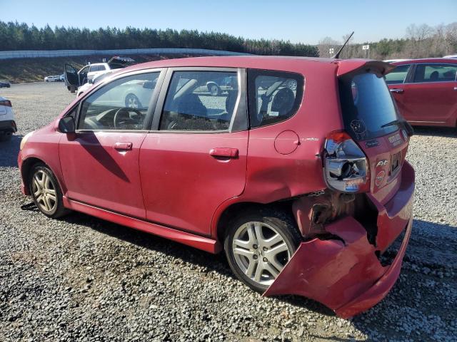 JHMGD386X8S029193 - 2008 HONDA FIT SPORT RED photo 2