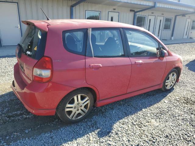 JHMGD386X8S029193 - 2008 HONDA FIT SPORT RED photo 3