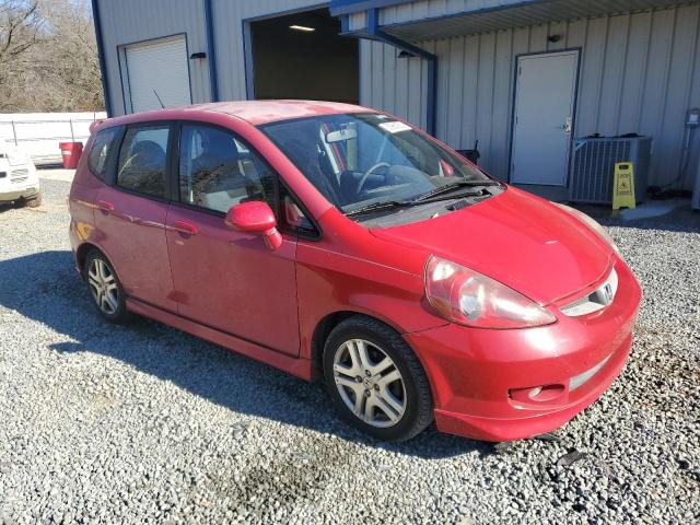 JHMGD386X8S029193 - 2008 HONDA FIT SPORT RED photo 4