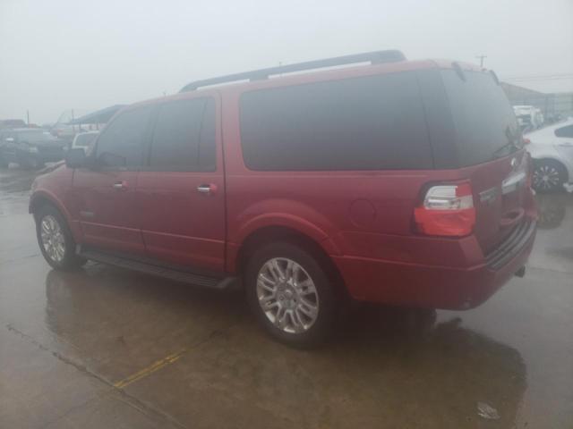 1FMFK16508LA54188 - 2008 FORD EXPEDITION EL XLT MAROON photo 2