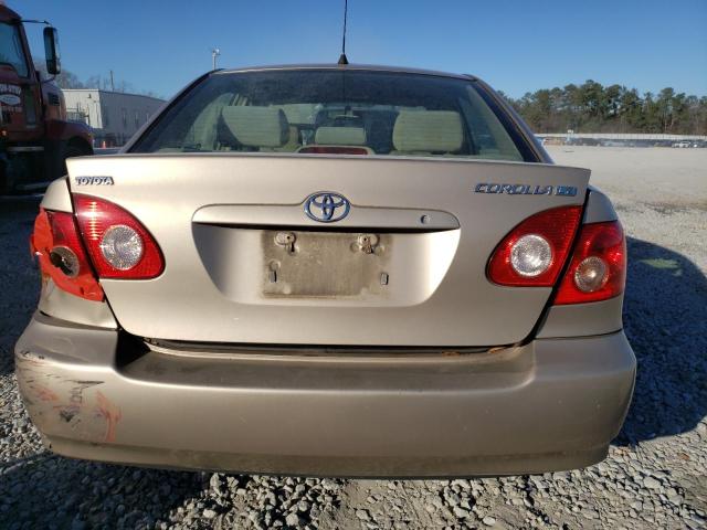 2T1BR32E65C501674 - 2005 TOYOTA COROLLA CE GOLD photo 6