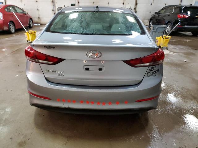 5NPD74LF5HH139561 - 2017 HYUNDAI ELANTRA SE GRAY photo 6