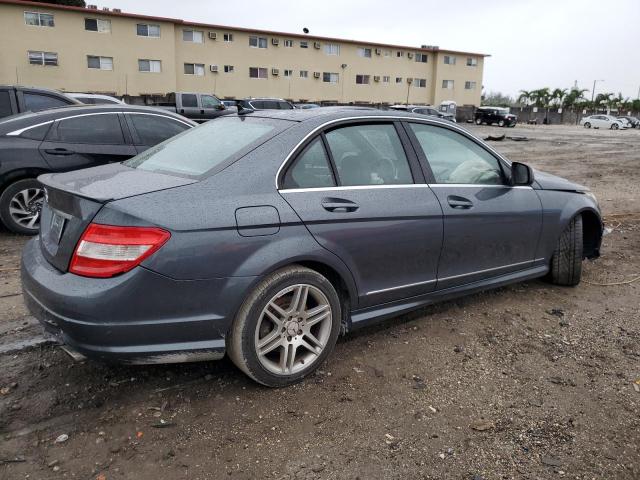 WDDGF56X88F049511 - 2008 MERCEDES-BENZ C 350 GRAY photo 3