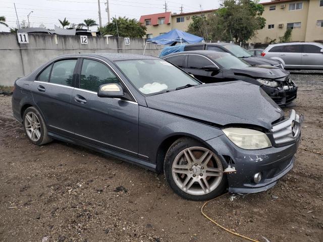 WDDGF56X88F049511 - 2008 MERCEDES-BENZ C 350 GRAY photo 4