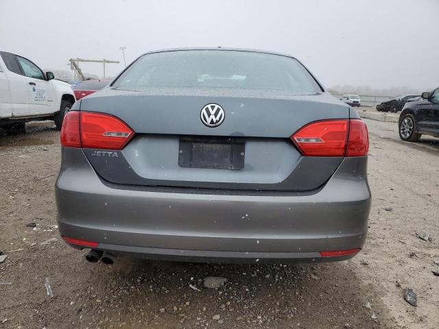 3VW2K7AJ7BM040043 - 2011 VOLKSWAGEN JETTA BASE GRAY photo 6