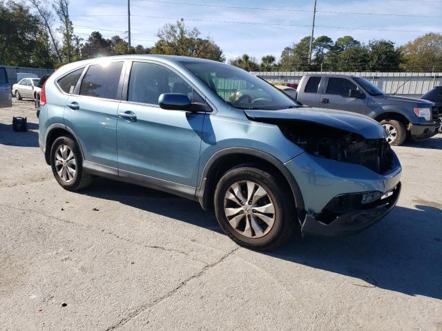 2HKRM3H59EH556489 - 2014 HONDA CR-V EX TEAL photo 4