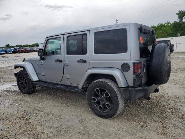 1C4BJWEG0HL620453 - 2017 JEEP WRANGLER U SAHARA SILVER photo 2