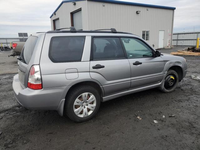 JF1SG63628H720099 - 2008 SUBARU FORESTER 2.5X GRAY photo 3