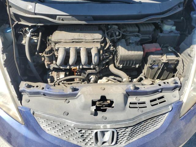 JHMGE8H53BC024159 - 2011 HONDA FIT SPORT BLUE photo 11