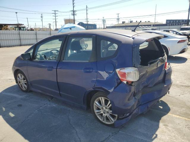 JHMGE8H53BC024159 - 2011 HONDA FIT SPORT BLUE photo 2