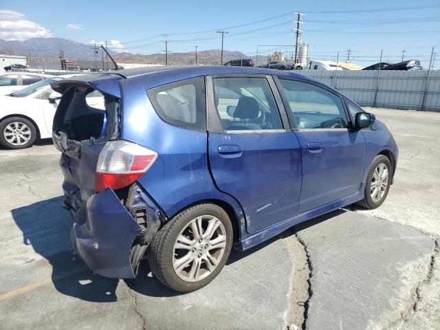 JHMGE8H53BC024159 - 2011 HONDA FIT SPORT BLUE photo 3