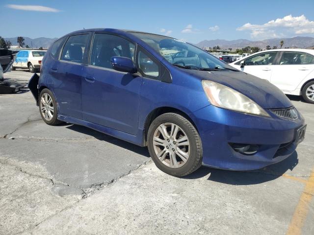 JHMGE8H53BC024159 - 2011 HONDA FIT SPORT BLUE photo 4